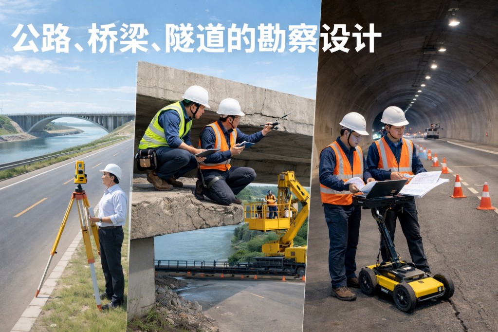 公路、桥梁、隧道的勘察设计